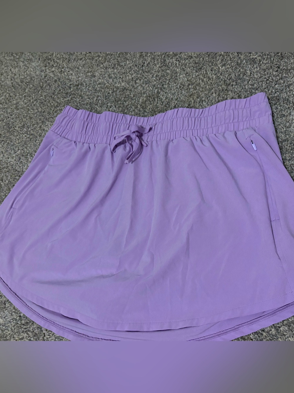 All in Motion Lilac Athletic/Golf Skort with Drawstring and pockets
